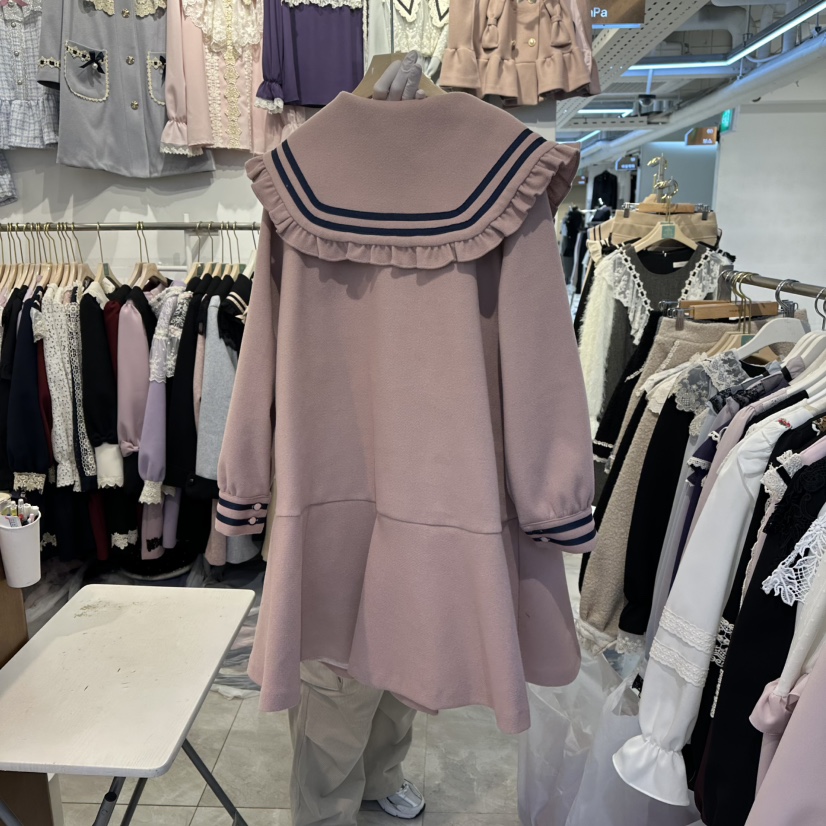 PAPA韓國代購㊣女士新品真品熱賣人氣職業推薦25秋冬連衣裙PaPa/HALMADE連衣裙