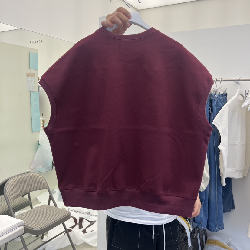 NON CLIP東大門㊣實拍女士新品人氣25秋冬職業吊帶背心口袋NON CLIP吊帶/背心