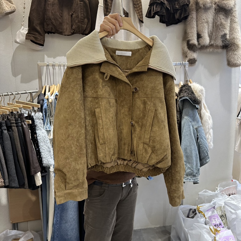 HIPTIQUE韓國直郵㊣女士新款時尚25秋冬熱賣推薦人氣休閑夾克HIPTIQUE夾克圖色2