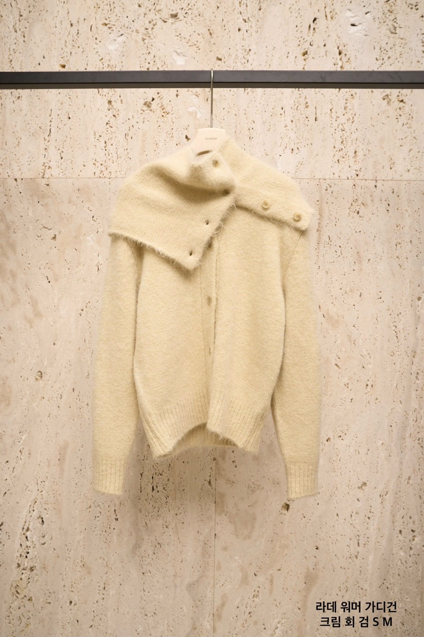 BLOSSOM東大門㊣直郵女裝新款25秋冬職業時尚套裝含圍巾開衫BLOSSOM套裝圖色1