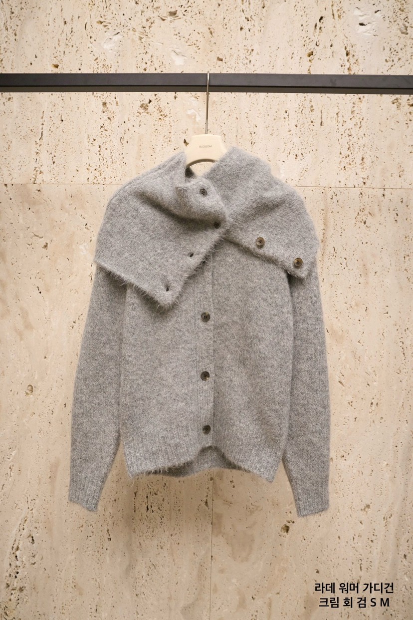 BLOSSOM東大門㊣直郵女裝新款25秋冬職業時尚套裝含圍巾開衫BLOSSOM套裝圖色2