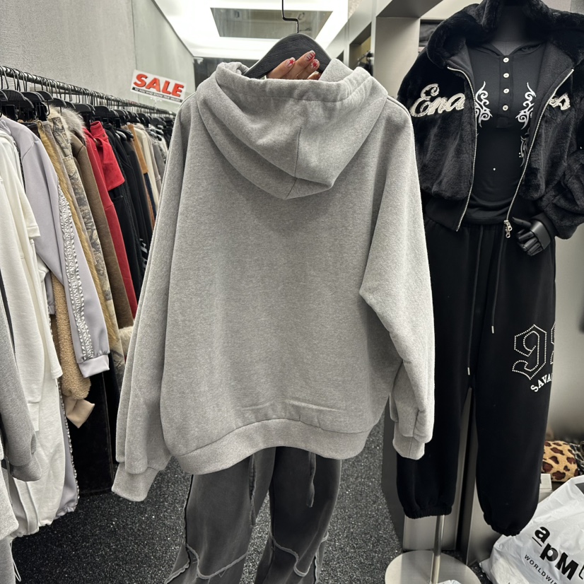 NUEUN韓國直郵㊣女士新款時尚休閑真品人氣25秋冬衛衣連帽衫加絨NUEUN/SEEOT衛衣