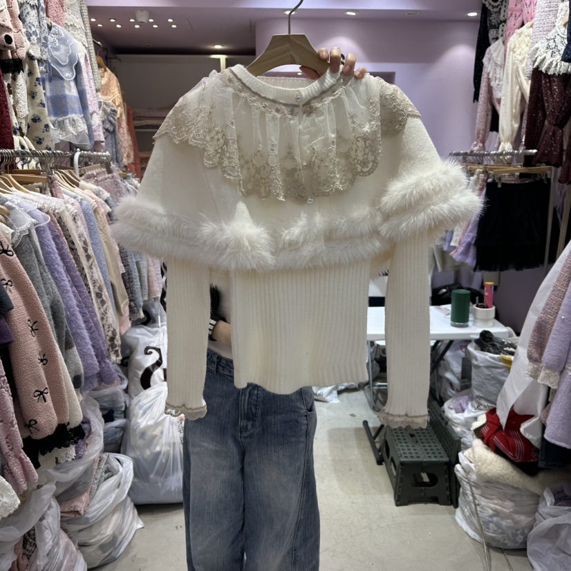 MS東大門㊣直郵女士新品職業推薦25秋冬真品時尚套裝毛皮套裝MS套裝圖色1