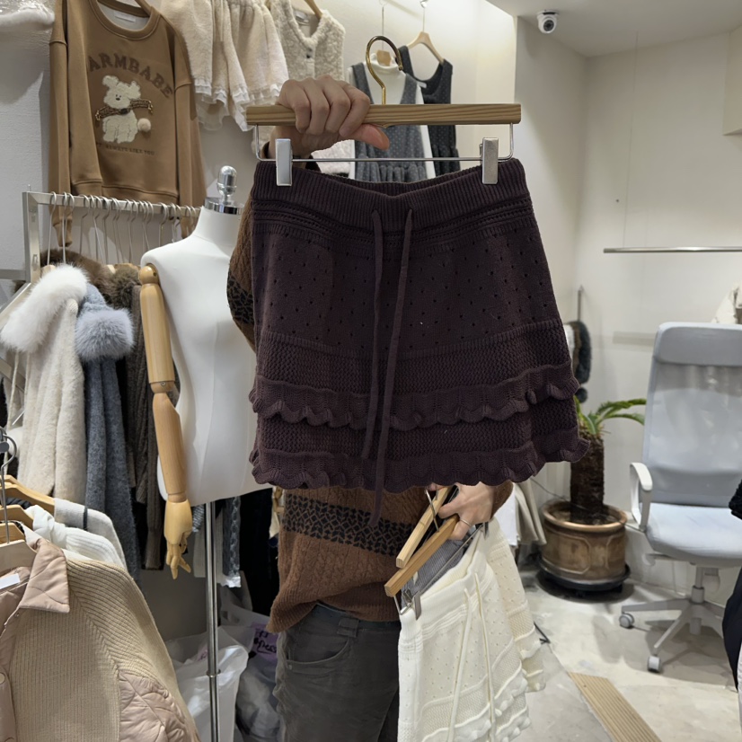 HIPTIQUE韓國直郵㊣女士新款職業熱賣休閑推薦25秋冬真品短裙HIPTIQUE短裙圖色3