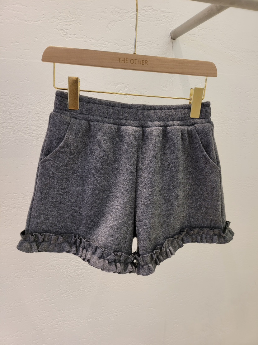 THE OTHER東大門㊣直郵女裝新品時尚職業人氣25秋冬推薦短褲THE OTHER短褲圖色1淺灰色