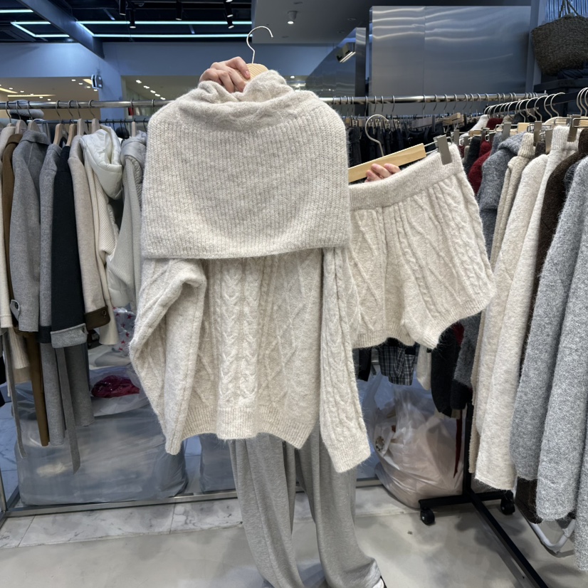 HOT PLACE/DREAM GIRIS東大門㊣實拍女士新品休閑套裝套裝圍巾HOT PLACE/DREAM GIRIS套裝