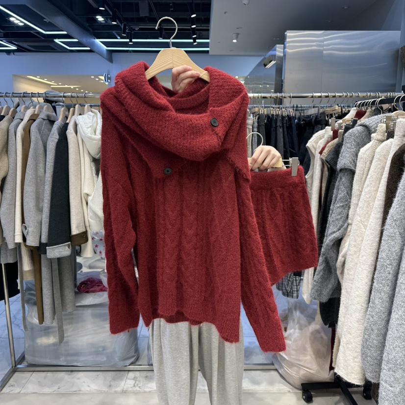 HOT PLACE/DREAM GIRIS東大門㊣實拍女士新品休閑套裝套裝圍巾HOT PLACE/DREAM GIRIS套裝圖色2