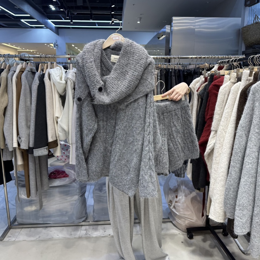 HOT PLACE/DREAM GIRIS東大門㊣實拍女士新品休閑套裝套裝圍巾HOT PLACE/DREAM GIRIS套裝圖色3