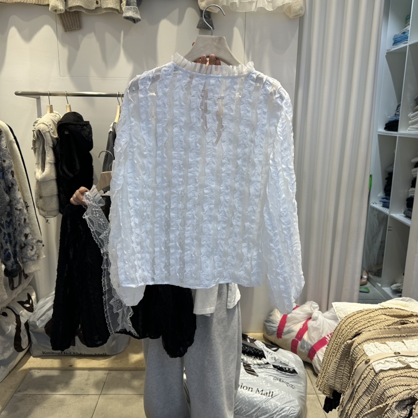 LADYBUG+ADORABLE東大門㊣代購女士新款職業推薦襯衫蕾絲衫LADYBUG/Adorable襯衫/蕾絲衫