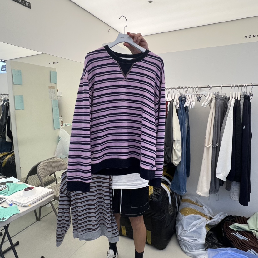 NON CLIP東大門㊣代購女士新款職業推薦熱賣休閑25秋冬衛衣NON CLIP衛衣圖色1