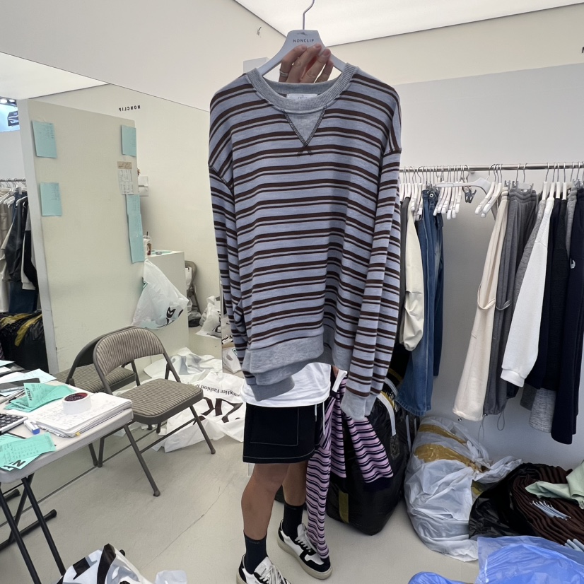 NON CLIP東大門㊣代購女士新款職業推薦熱賣休閑25秋冬衛衣NON CLIP衛衣圖色2