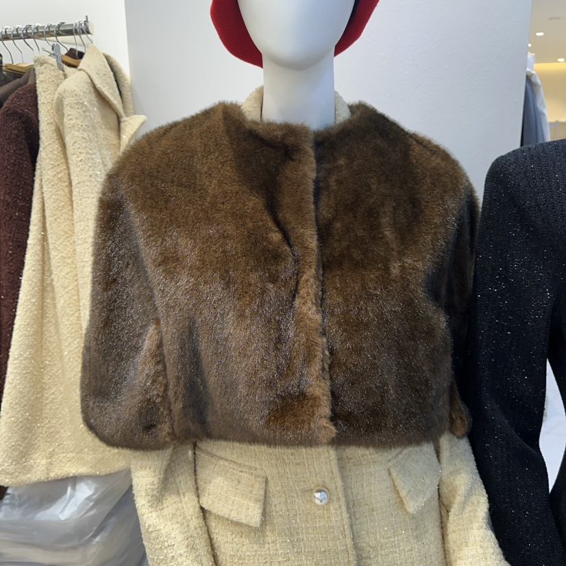 SENSIBLE-S東大門㊣直郵女裝新款人氣推薦真品圍巾披肩貂皮SENSIBLE圍巾/披肩圖色1