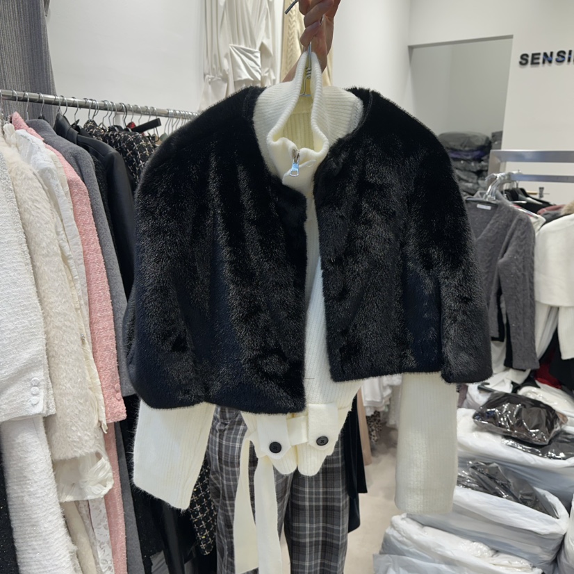 SENSIBLE-S東大門㊣直郵女裝新款人氣推薦真品圍巾披肩貂皮SENSIBLE圍巾/披肩圖色2