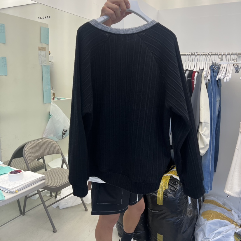 NON CLIP東大門㊣實拍女裝新款推薦人氣真品職業25秋冬衛衣NON CLIP衛衣