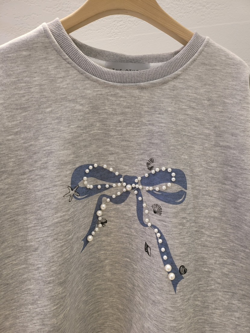 THE OTHER東大門㊣代購女裝新款時尚真品推薦衛衣抓絨蕾絲THE OTHER衛衣