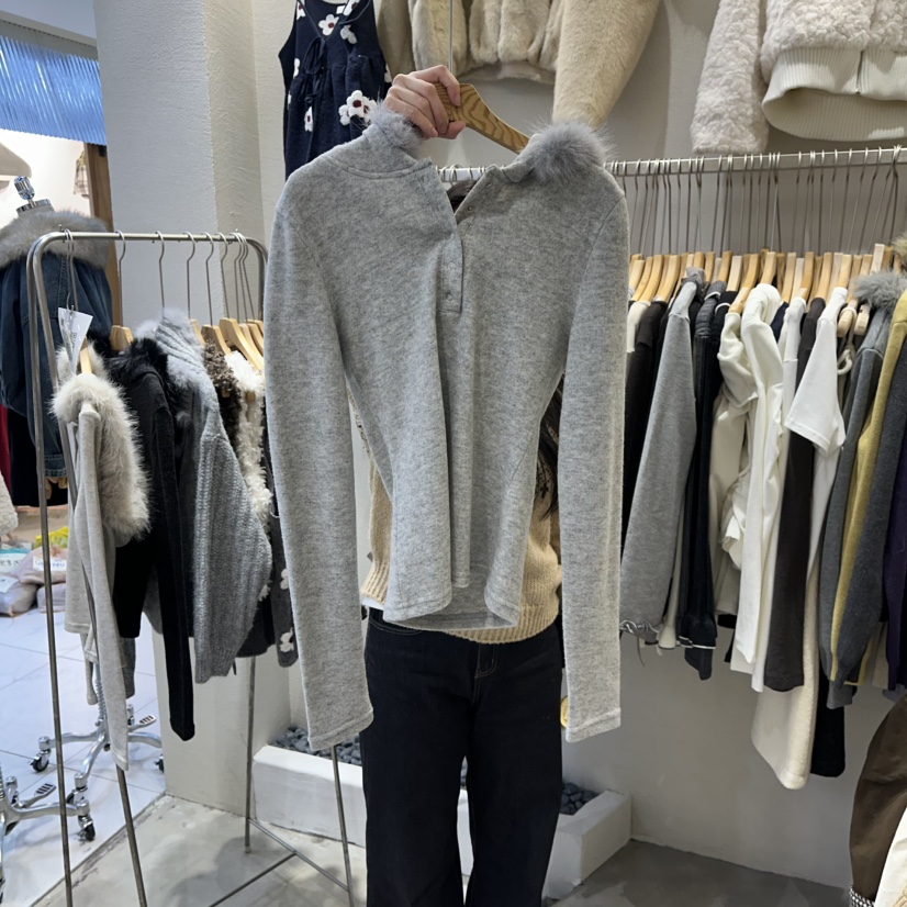 HIPTIQUE東大門㊣代購女裝新品人氣25秋冬職業推薦針織衫浣熊HIPTIQUE針織衫圖色1