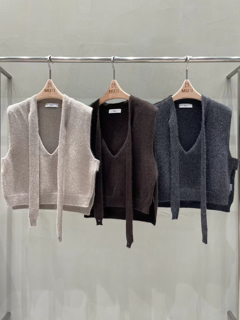 THE MUI韓國代購㊣女裝新品職業推薦人氣25秋冬休閑吊帶背心THE MUI吊帶/背心