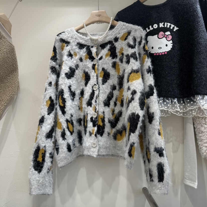 UNDERSTAR_VINTAGE東大門㊣代購女裝新款25秋冬真品休閑毛衣UNDERSTAR_VINTAGE毛衣圖色1