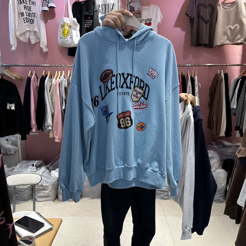 K STORY東大門㊣直郵女裝新款職業休閑時尚熱賣真品人氣衛衣K STORY衛衣圖色2