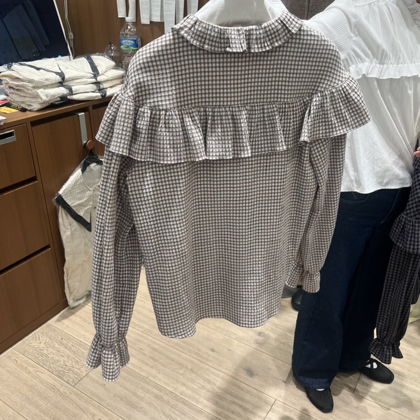 OGI東大門㊣實拍女士新款真品25秋冬推薦時尚熱賣襯衫蕾絲衫FLat OGI襯衫/蕾絲衫