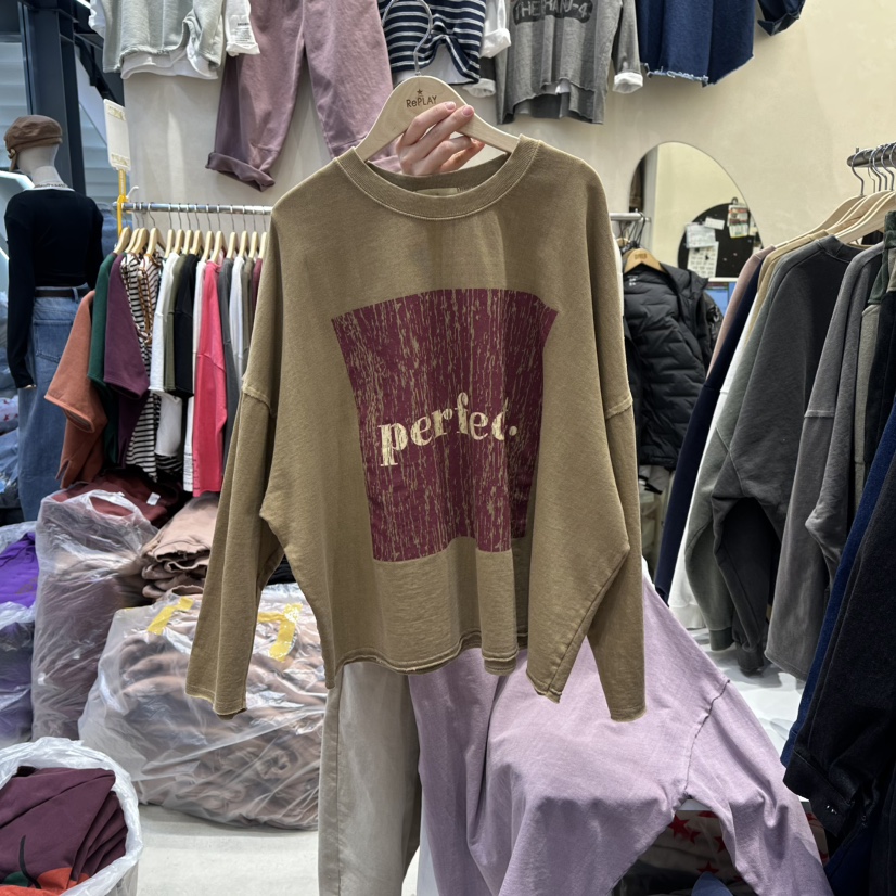 REPLAY東大門㊣實拍女士新品25秋冬時尚人氣休閑熱賣長袖T恤REPLAY長袖T恤圖色3