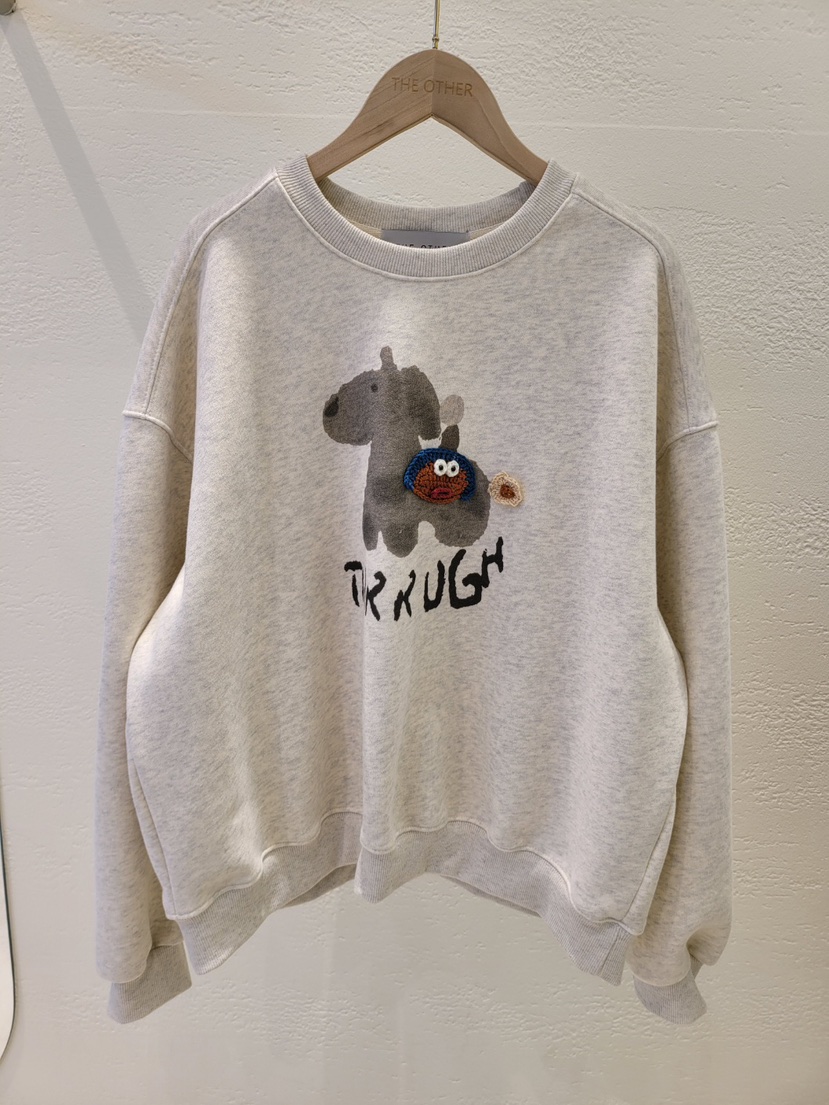 THE OTHER東大門㊣代購女士新品推薦25秋冬真品時尚衛衣抓絨THE OTHER衛衣圖色1