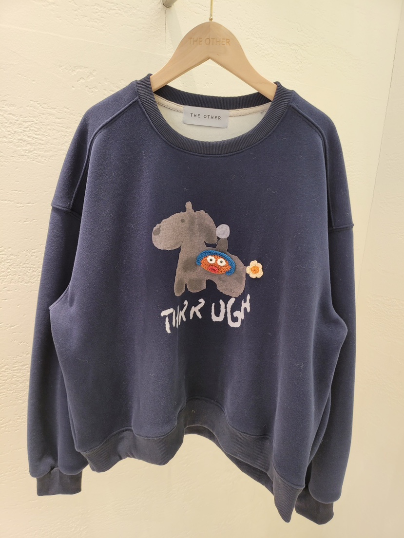 THE OTHER東大門㊣代購女士新品推薦25秋冬真品時尚衛衣抓絨THE OTHER衛衣圖色2