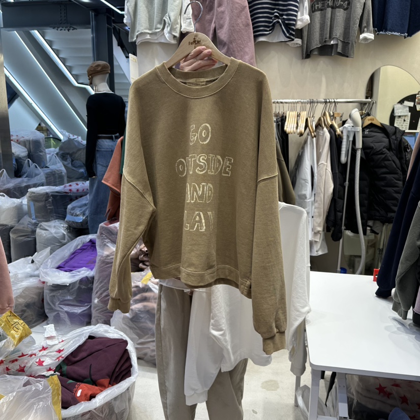 REPLAY東大門㊣代購女裝新款休閑人氣推薦25秋冬真品時尚衛衣REPLAY衛衣圖色2