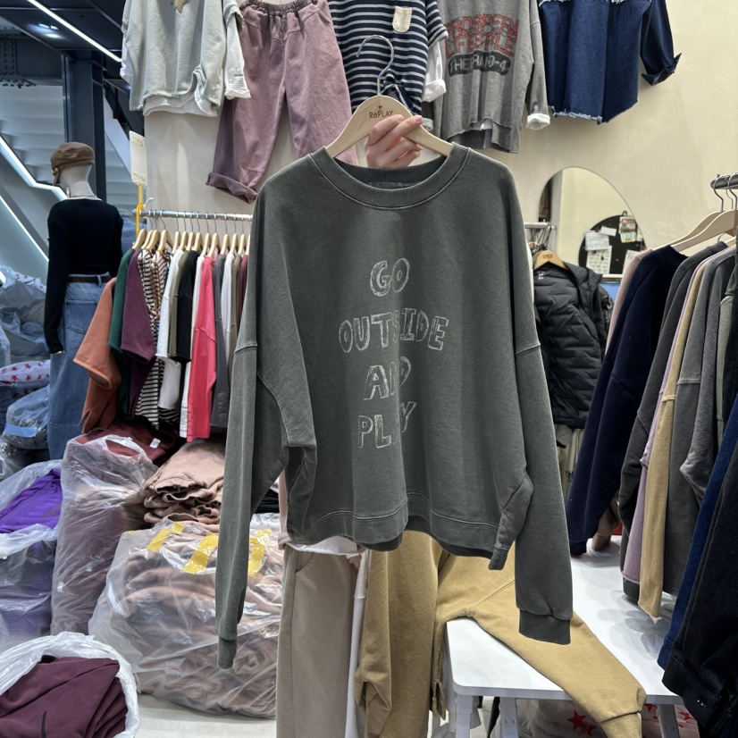 REPLAY東大門㊣代購女裝新款休閑人氣推薦25秋冬真品時尚衛衣REPLAY衛衣圖色3