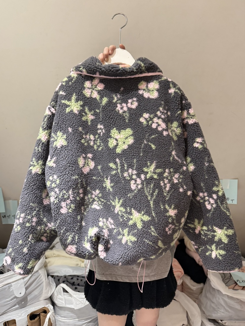 BELITA-L韓國直郵㊣女裝新品熱賣人氣休閑25秋冬推薦夾克花朵BELITA-L夾克