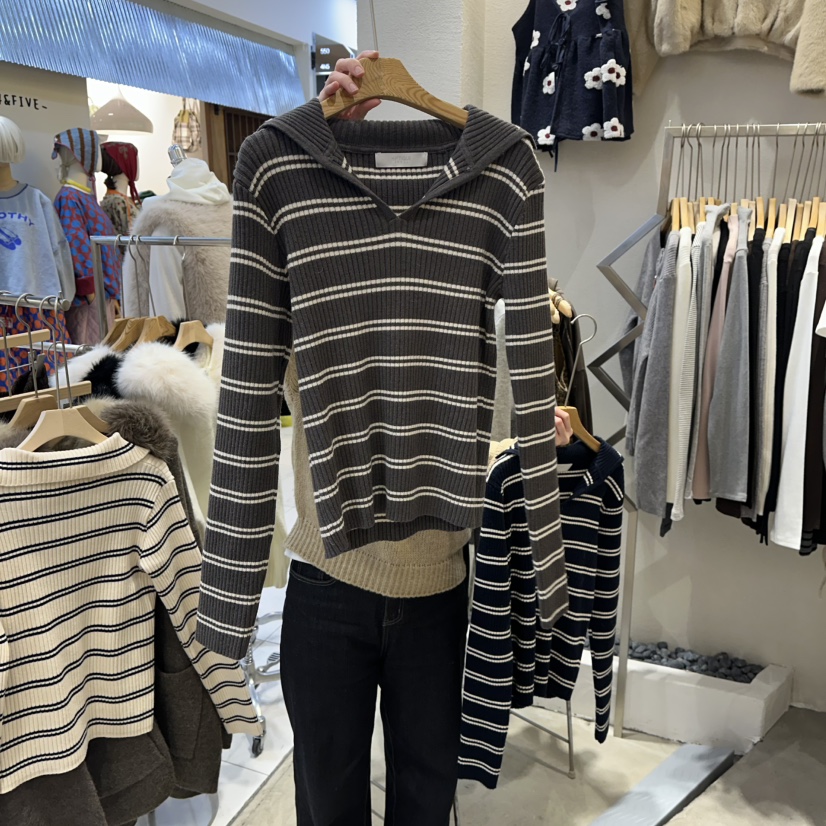 HIPTIQUE東大門㊣代購女士新品真品推薦休閑人氣時尚針織衫HIPTIQUE針織衫圖色2