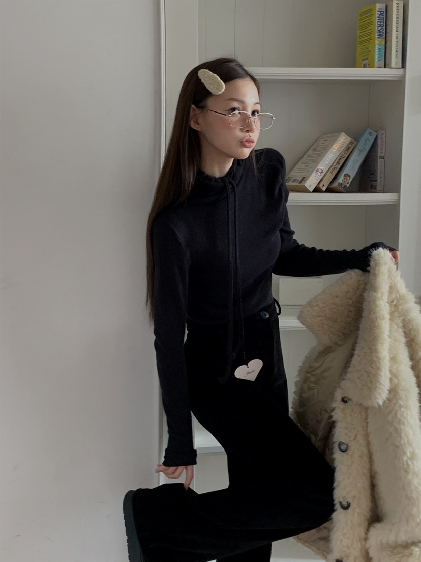 JKICHI韓國代購㊣女裝新款推薦休閑熱賣25秋冬真品人氣長袖T恤JKICHI長袖T恤