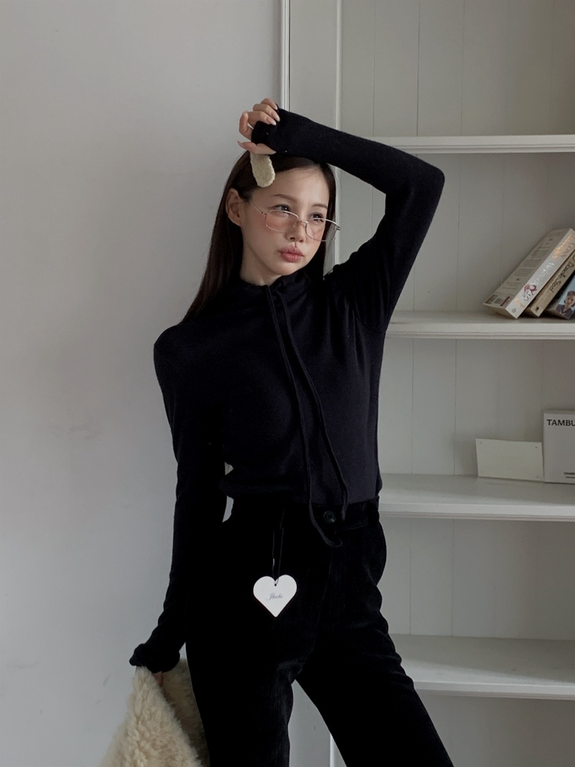 JKICHI韓國代購㊣女裝新款推薦休閑熱賣25秋冬真品人氣長袖T恤JKICHI長袖T恤