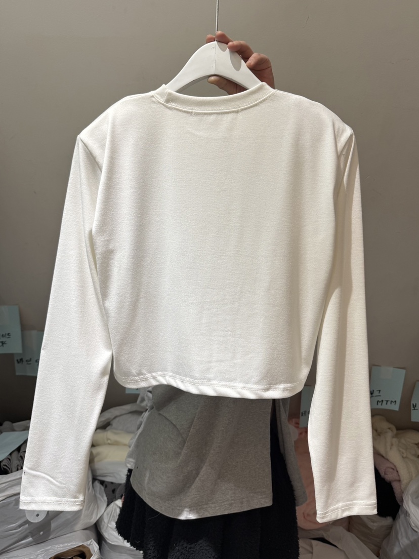 BELITA-L東大門㊣實拍女裝新品真品休閑人氣推薦職業長袖T恤BELITA-L長袖T恤