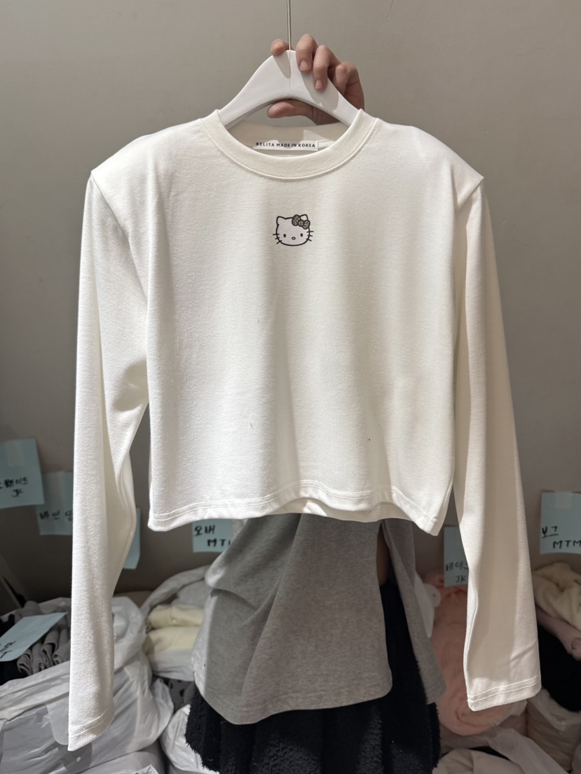 BELITA-L東大門㊣實拍女裝新品真品休閑人氣推薦職業長袖T恤BELITA-L長袖T恤圖色1