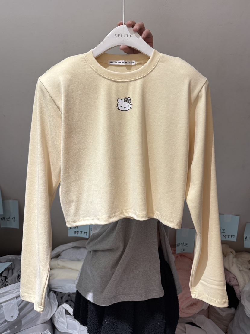 BELITA-L東大門㊣實拍女裝新品真品休閑人氣推薦職業長袖T恤BELITA-L長袖T恤圖色2