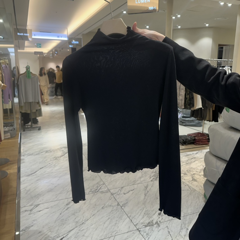 MUSHROOM-A韓國直郵㊣女裝新品休閑職業熱賣推薦時尚長袖T恤MUSHROOM長袖T恤圖色3