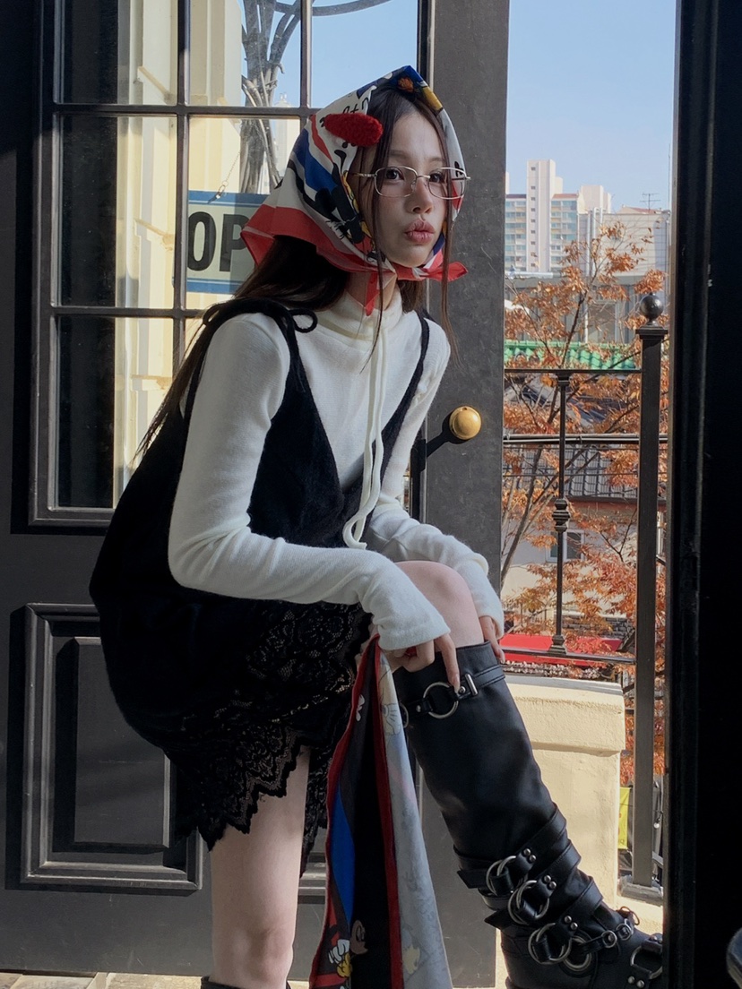 JKICHI韓國代購㊣女士新品休閑推薦職業真品連衣裙不含內搭JKICHI連衣裙