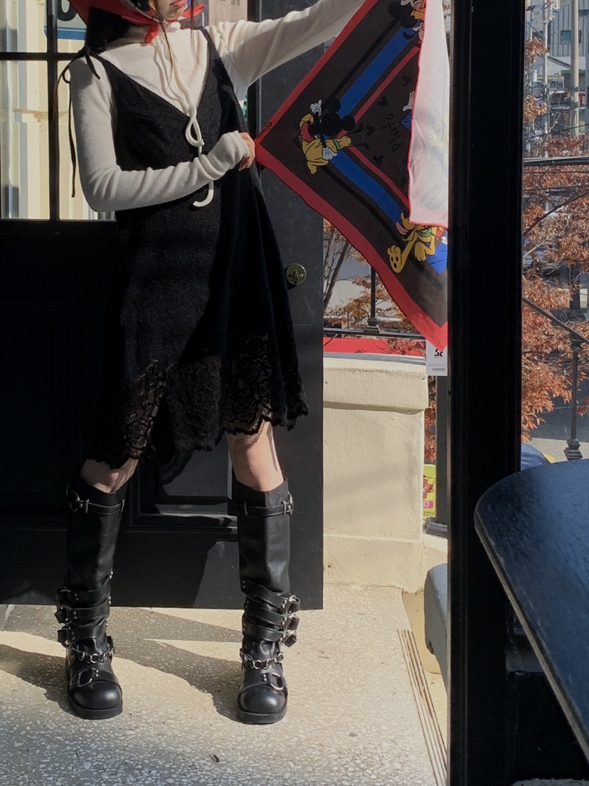 JKICHI韓國代購㊣女士新品休閑推薦職業真品連衣裙不含內搭JKICHI連衣裙