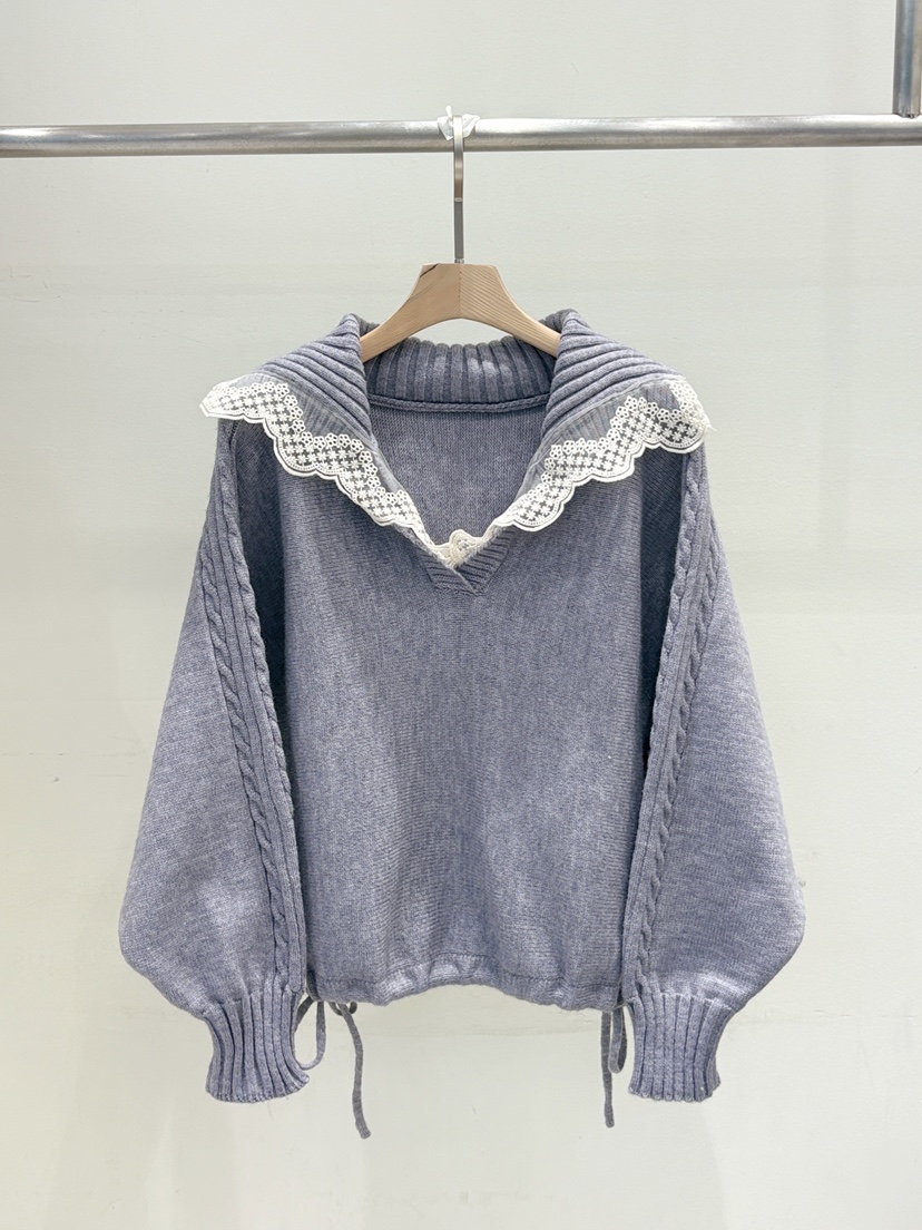 BLUE RIBBON東大門㊣代購女裝新品真品人氣25秋冬休閑毛衣BLUE RIBBON毛衣圖色2