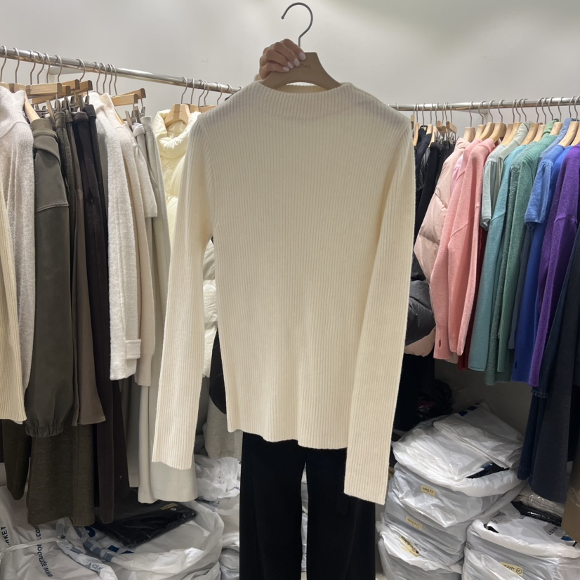 SENDTWO東大門㊣代購女裝新款真品人氣職業推薦熱賣25秋冬針織衫SENDTWO針織衫圖色3