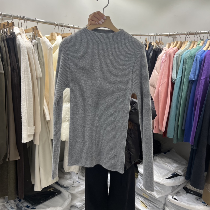 SENDTWO東大門㊣代購女裝新款真品人氣職業推薦熱賣25秋冬針織衫SENDTWO針織衫圖色4