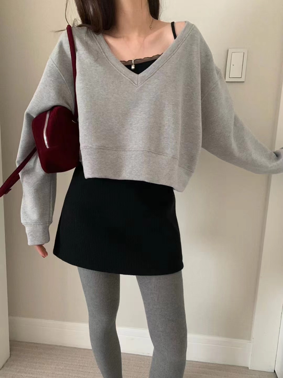 PYT-ot韓國代購㊣女士新款時尚熱賣25秋冬人氣推薦職業短裙pretty young thing短裙圖色3