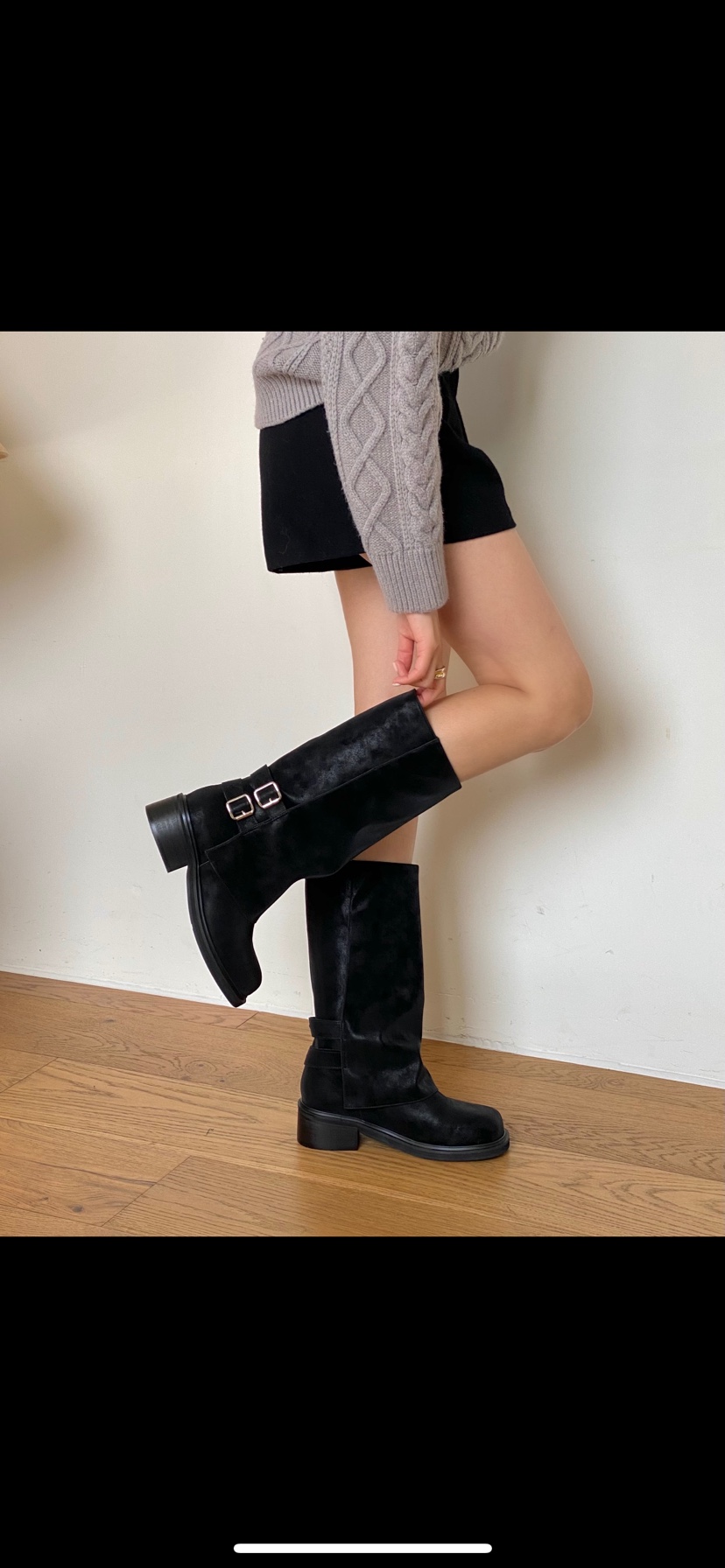 OPPA東大門㊣直郵女裝新品人氣休閑25秋冬時尚熱賣職業靴子OPPA靴子