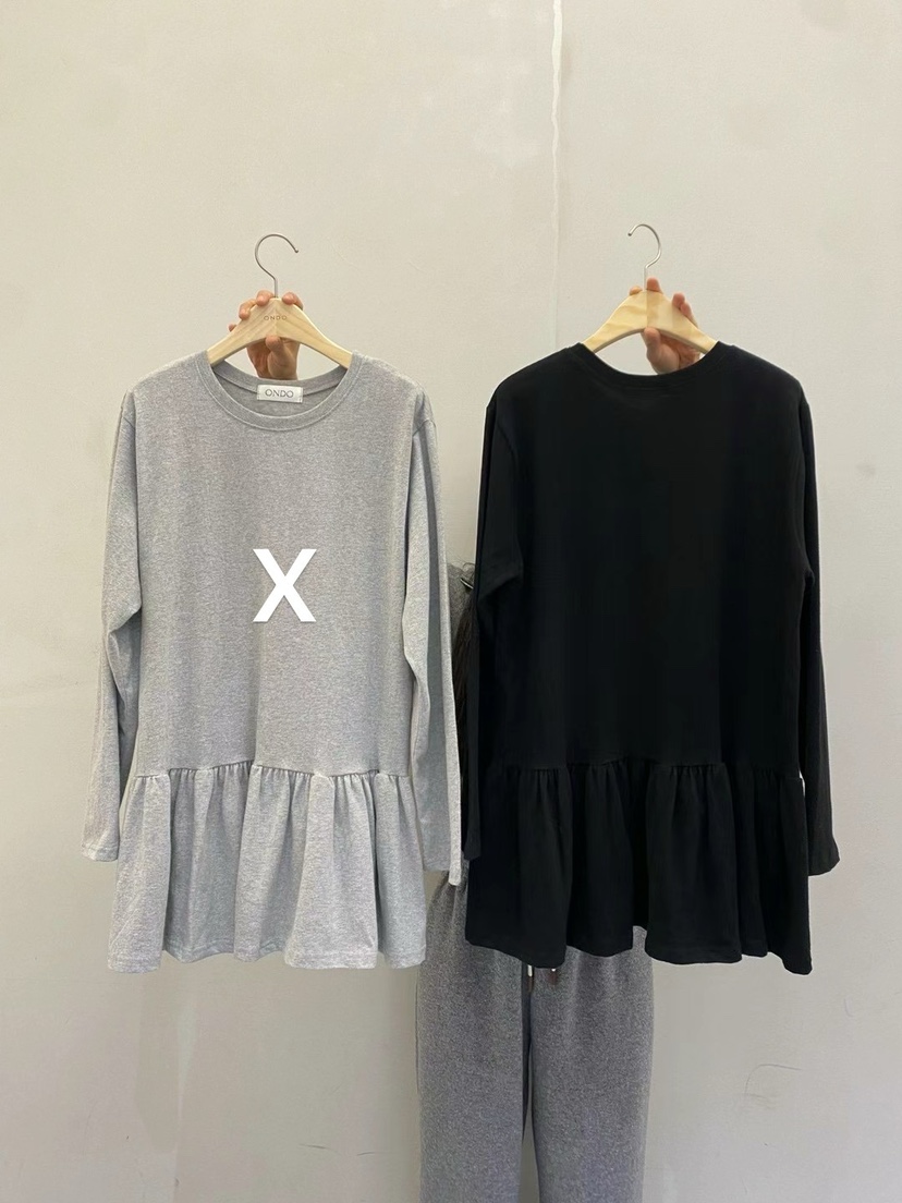 ONDO-P東大門㊣實拍女士新款人氣休閑職業25秋冬推薦長袖T恤ONDO-P長袖T恤