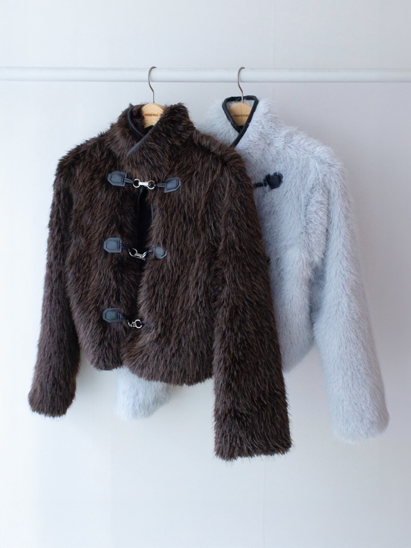 INSSENSE-A東大門㊣代購女裝新品熱賣職業25秋冬短款大衣短款INSSENSE-A短款大衣