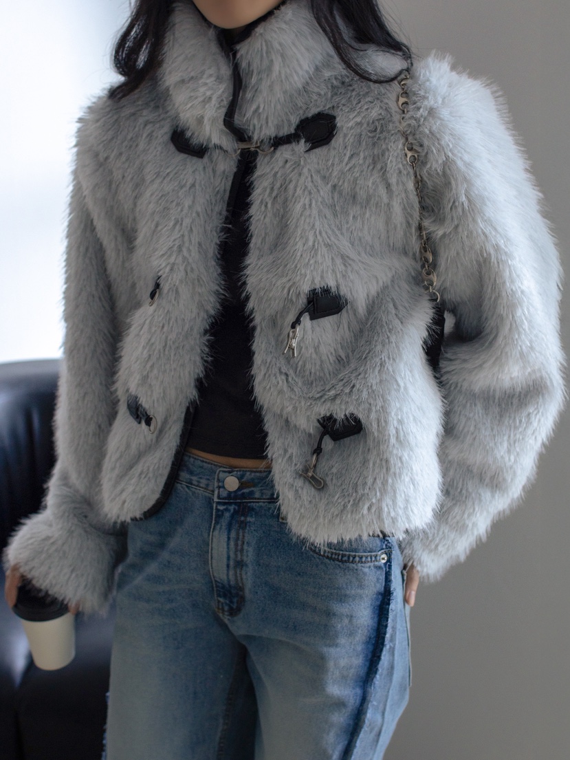 INSSENSE-A東大門㊣代購女裝新品熱賣職業25秋冬短款大衣短款INSSENSE-A短款大衣