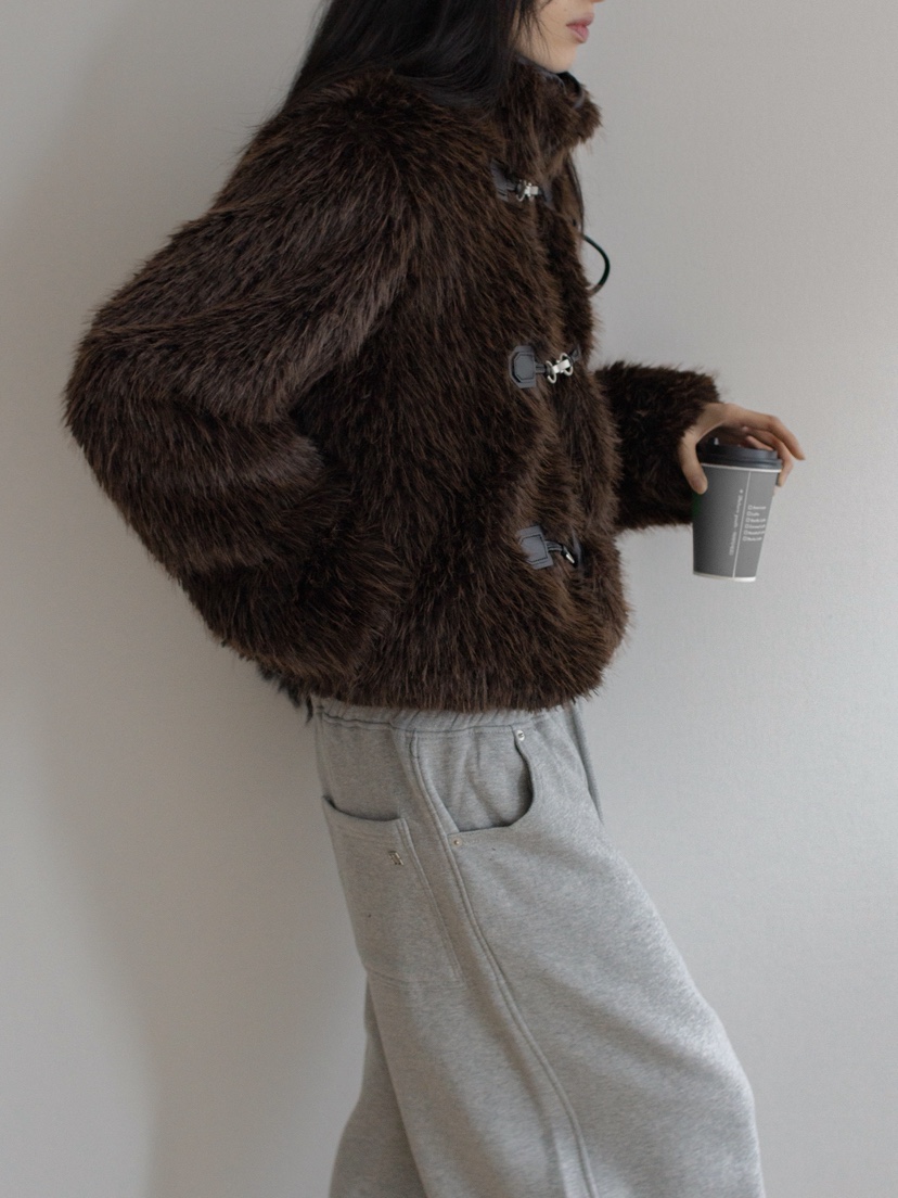 INSSENSE-A東大門㊣代購女裝新品熱賣職業25秋冬短款大衣短款INSSENSE-A短款大衣