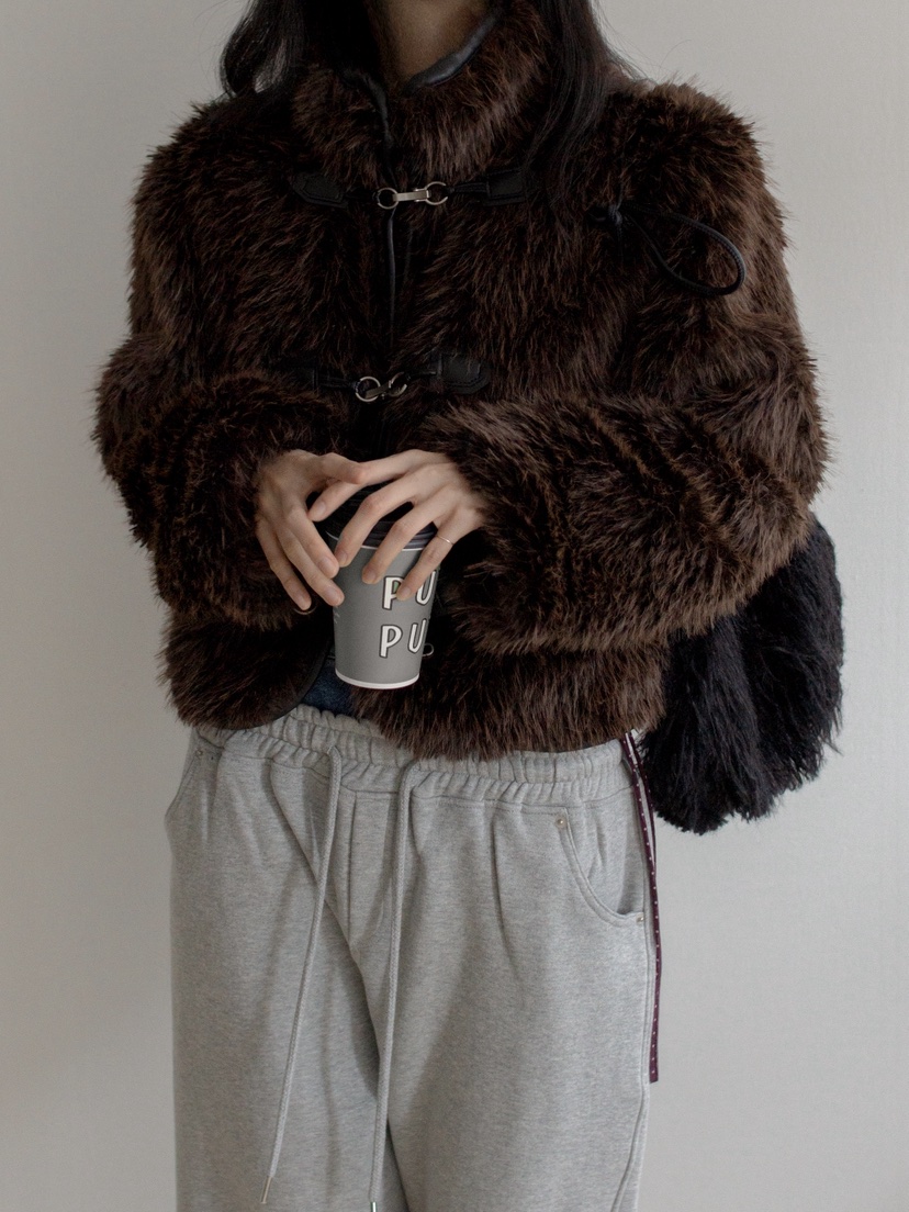 INSSENSE-A東大門㊣代購女裝新品熱賣職業25秋冬短款大衣短款INSSENSE-A短款大衣