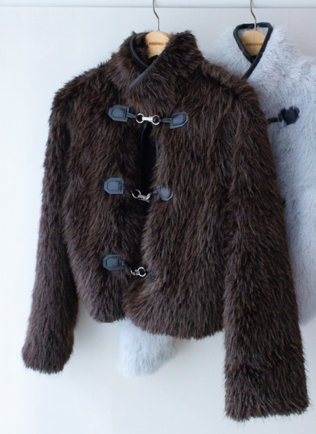 INSSENSE-A東大門㊣代購女裝新品熱賣職業25秋冬短款大衣短款INSSENSE-A短款大衣圖色2